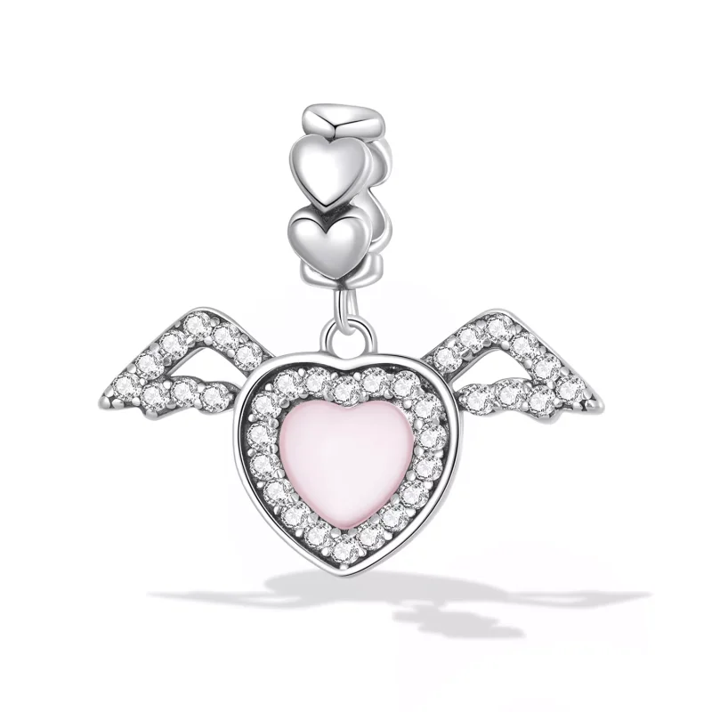 (immagine per) Charm Pendente tipo Pandora Ali d'amore - SCC2229 - Visualizza 2