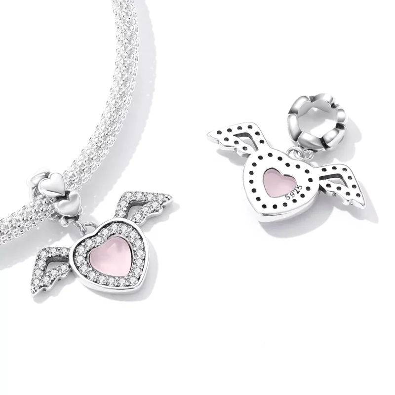 (immagine per) Charm Pendente tipo Pandora Ali d'amore - SCC2229 - Visualizza 4