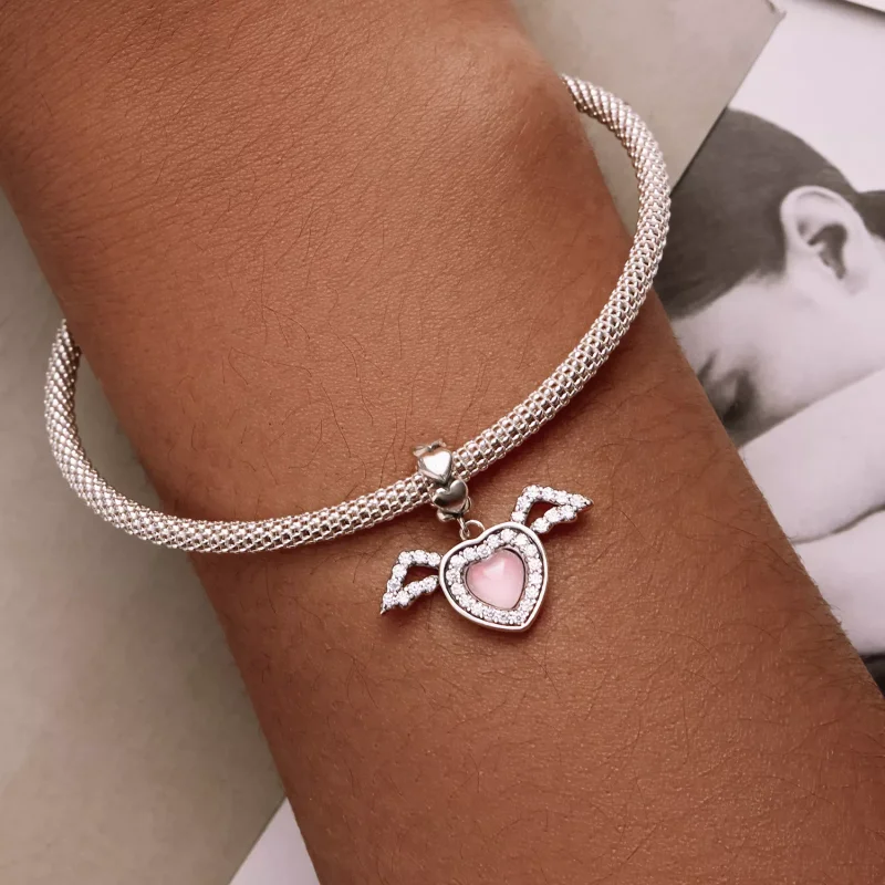 (immagine per) Charm Pendente tipo Pandora Ali d'amore - SCC2229 - Visualizza 6