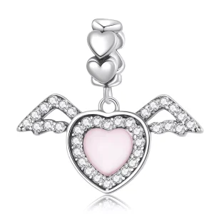 (immagine per) Charm Pendente tipo Pandora Ali d'amore - SCC2229