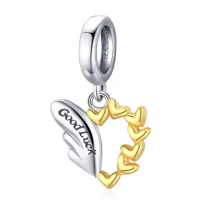 (immagine per) Charm Pendente tipo Pandora Ali fortunate - BSC504