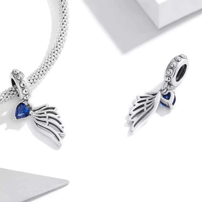 (immagine per) Charm Pendente tipo Pandora Ali traforate - SCC2071 - Visualizza 4
