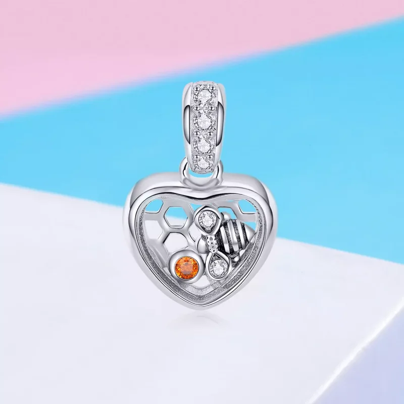 (immagine per) Charm Pendente tipo Pandora Alveare Amore - SCC870 - Visualizza 2