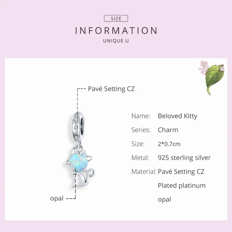 (immagine per) Charm Pendente tipo Pandora Amato Kitty - BSC235 - Visualizza 7