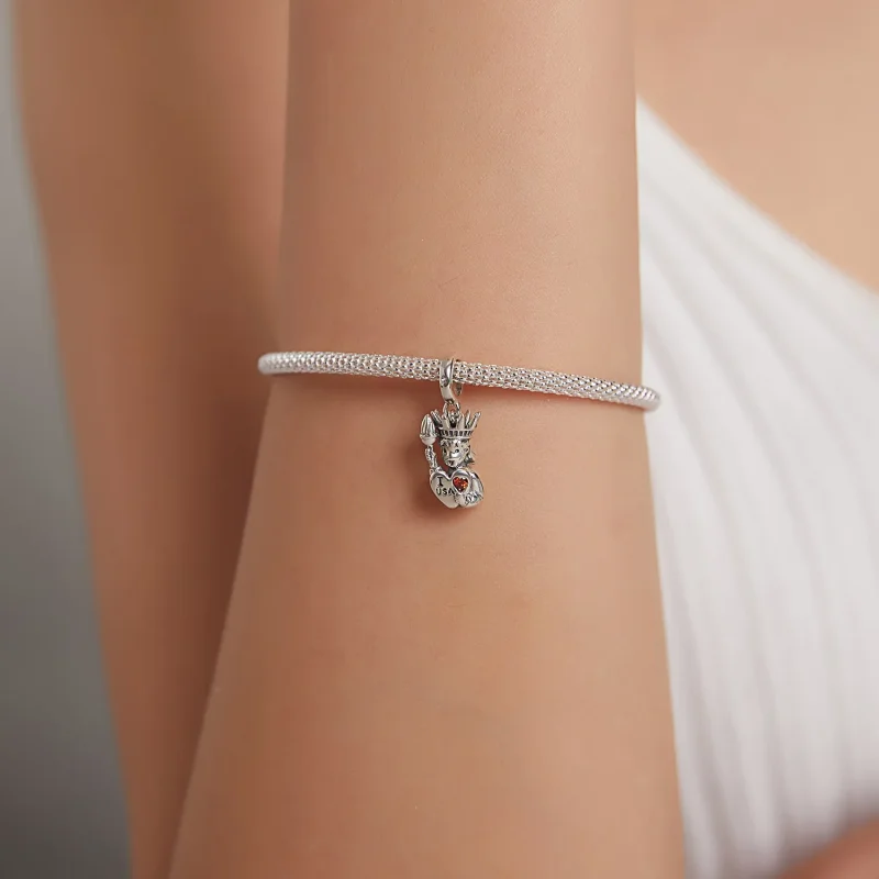 (immagine per) Charm Pendente tipo Pandora Amo gli Stati Uniti - SCC1883 - Visualizza 5