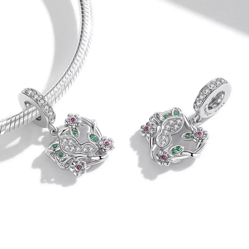 (immagine per) Charm Pendente tipo Pandora Amo il giardino primaverile - BSC553 - Visualizza 4