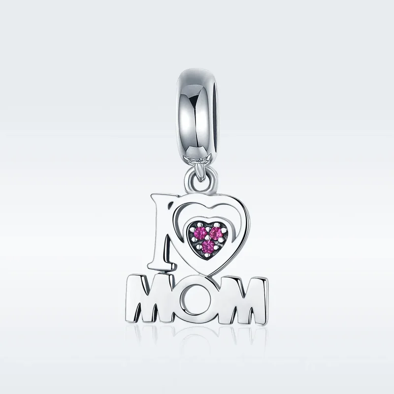 (immagine per) Charm Pendente tipo Pandora Amo la MAMMA - SCC420 - Visualizza 2