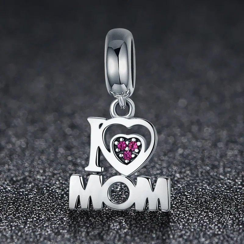 (immagine per) Charm Pendente tipo Pandora Amo la MAMMA - SCC420 - Visualizza 3