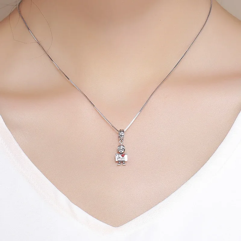 (immagine per) Charm Pendente tipo Pandora Amo la MAMMA - SCC691 - Visualizza 3