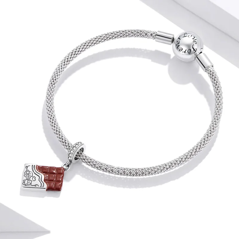 (immagine per) Charm Pendente tipo Pandora Amore al cioccolato - SCC1782 - Visualizza 3
