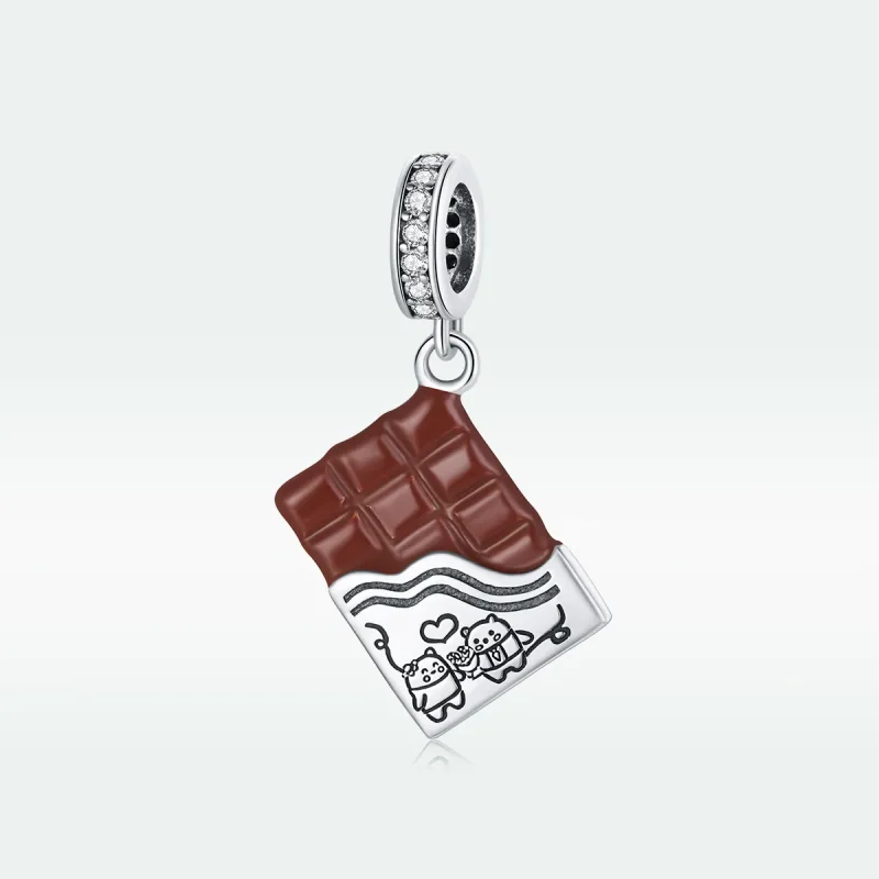(immagine per) Charm Pendente tipo Pandora Amore al cioccolato - SCC1782 - Visualizza 5