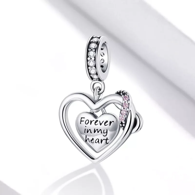 (immagine per) Charm Pendente tipo Pandora Amore infinito - BSC482 - Visualizza 2