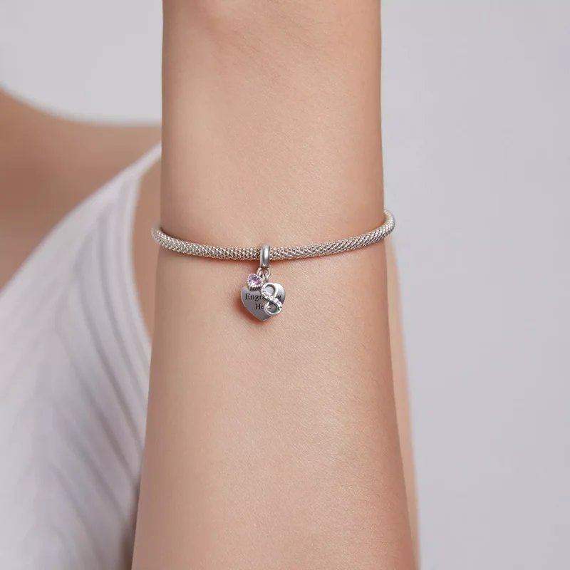 (immagine per) Charm Pendente tipo Pandora Amore infinito - SCC1922 - Visualizza 5
