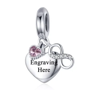 (immagine per) Charm Pendente tipo Pandora Amore infinito - SCC1922