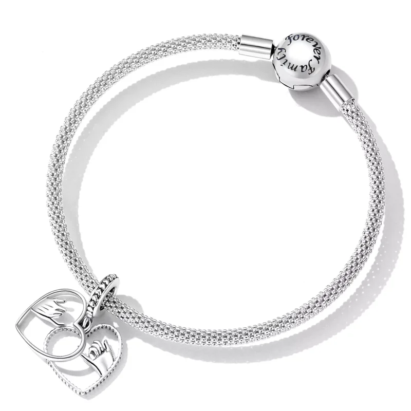 (immagine per) Charm Pendente tipo Pandora Amore mano nella mano - SCC2270 - Visualizza 5