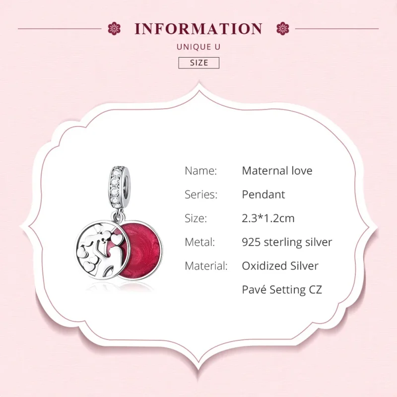 (immagine per) Charm Pendente tipo Pandora Amore materno - SCC1460 - Visualizza 6
