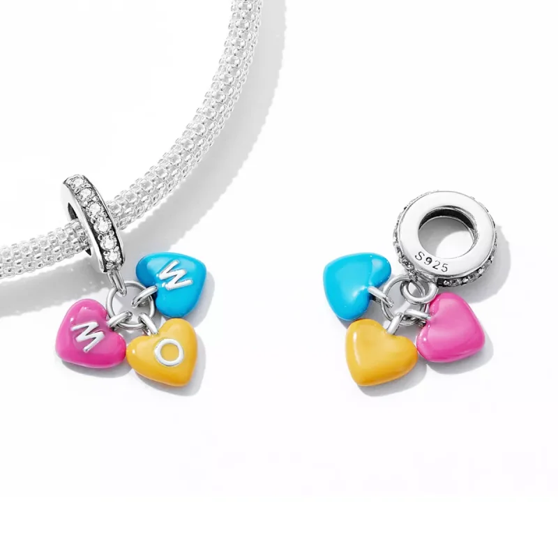 (immagine per) Charm Pendente tipo Pandora Amore Skittles - SCC2200 - Visualizza 4