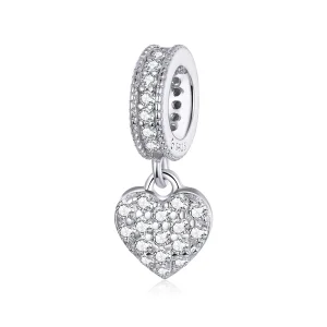 Charm Pendente tipo Pandora Amore splendente - BSC211 (immagine per) Charm Pendente tipo Pandora Amore splendente - BSC211