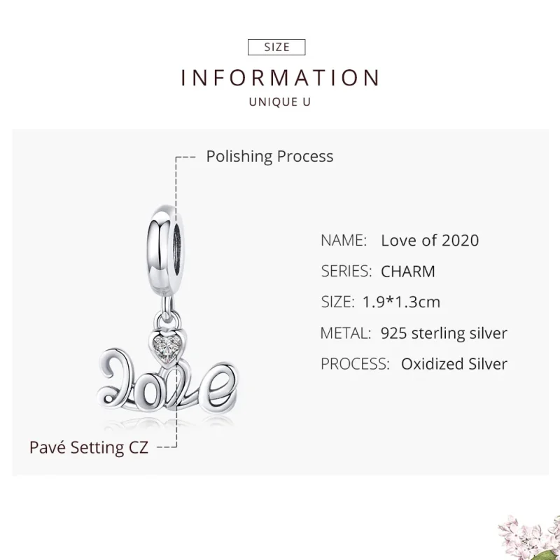 (immagine per) Charm Pendente tipo Pandora Anniversario 2020 - SCC1354 - Visualizza 7