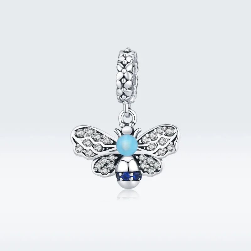 (immagine per) Charm Pendente tipo Pandora Ape Blu - SCC1480 - Visualizza 5