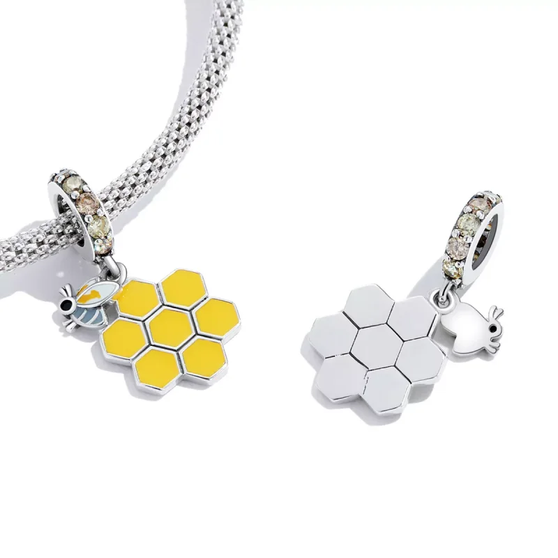 (immagine per) Charm Pendente tipo Pandora Api e alveare - SCC2186 - Visualizza 3