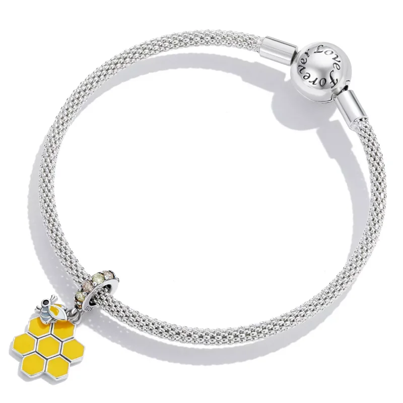 (immagine per) Charm Pendente tipo Pandora Api e alveare - SCC2186 - Visualizza 4