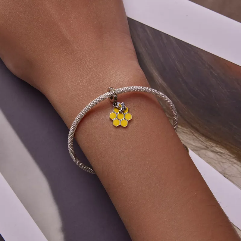 (immagine per) Charm Pendente tipo Pandora Api e alveare - SCC2186 - Visualizza 5