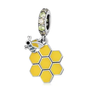 (immagine per) Charm Pendente tipo Pandora Api e alveare - SCC2186