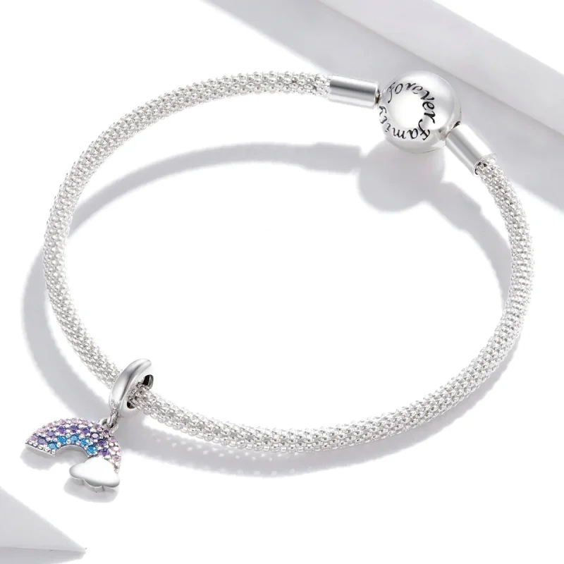(immagine per) Charm Pendente tipo Pandora Arcobaleno colorato - SCC1625 - Visualizza 3