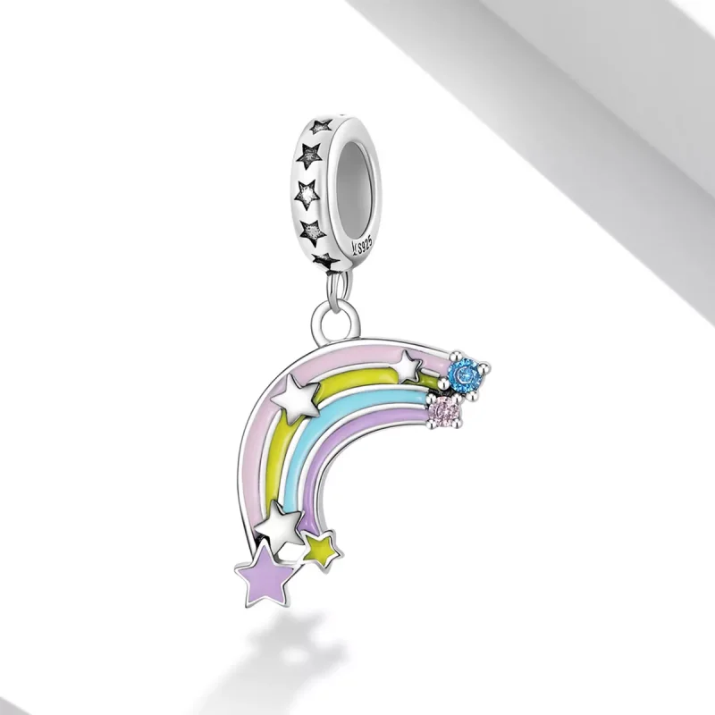 (immagine per) Charm Pendente tipo Pandora Arcobaleno da sogno - SCC2074 - Visualizza 2