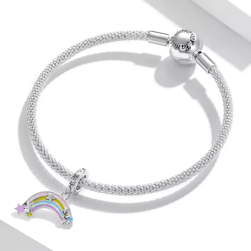 (immagine per) Charm Pendente tipo Pandora Arcobaleno da sogno - SCC2074 - Visualizza 3