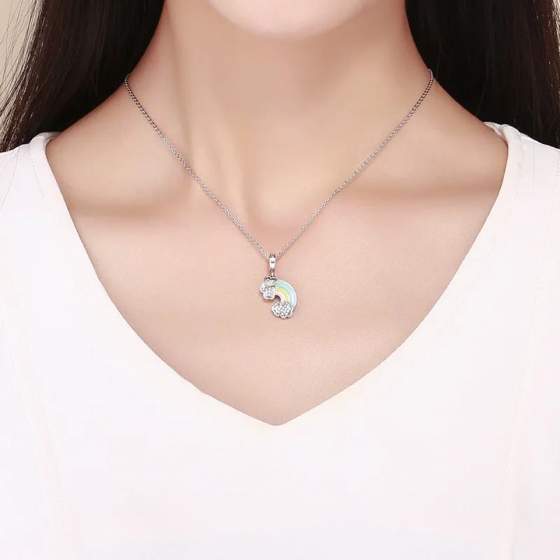 (immagine per) Charm Pendente tipo Pandora Arcobaleno dopo la pioggia - SCC905 - Visualizza 5