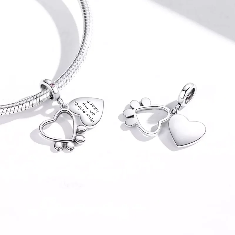 (immagine per) Charm Pendente tipo Pandora Artigli d'amore - BSC511 - Visualizza 3