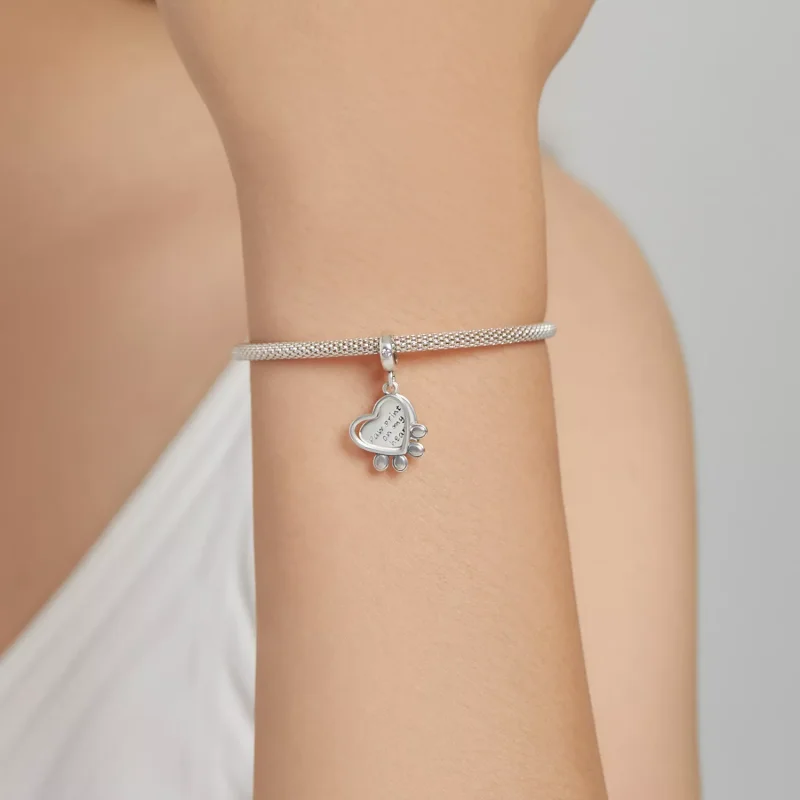 (immagine per) Charm Pendente tipo Pandora Artigli d'amore - BSC511 - Visualizza 5