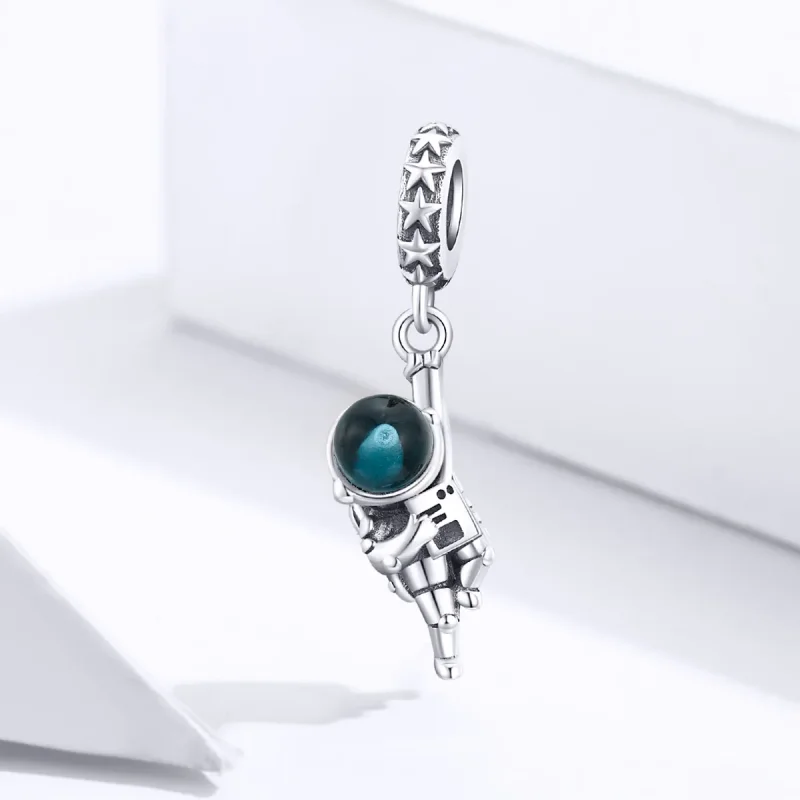 (immagine per) Charm Pendente tipo Pandora Astronauta - BSC202 - Visualizza 2