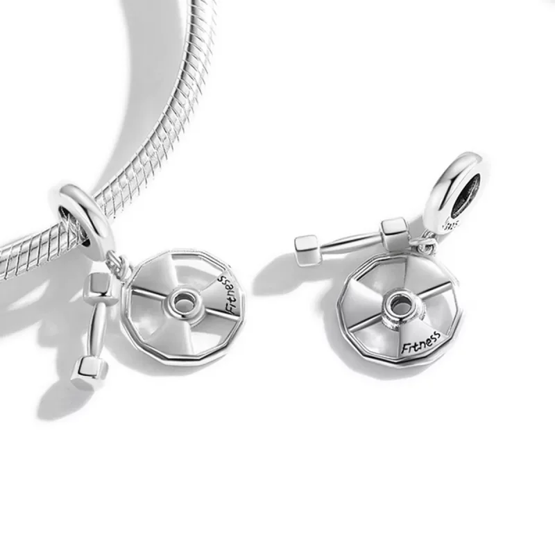 (immagine per) Charm Pendente tipo Pandora Attrezzature per il fitness - SCC2053 - Visualizza 4