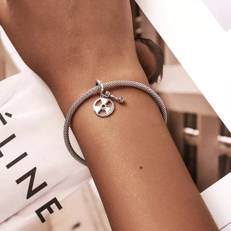 (immagine per) Charm Pendente tipo Pandora Attrezzature per il fitness - SCC2053 - Visualizza 5