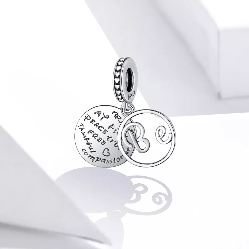 (immagine per) Charm Pendente tipo Pandora Auguri - BSC315 - Visualizza 2