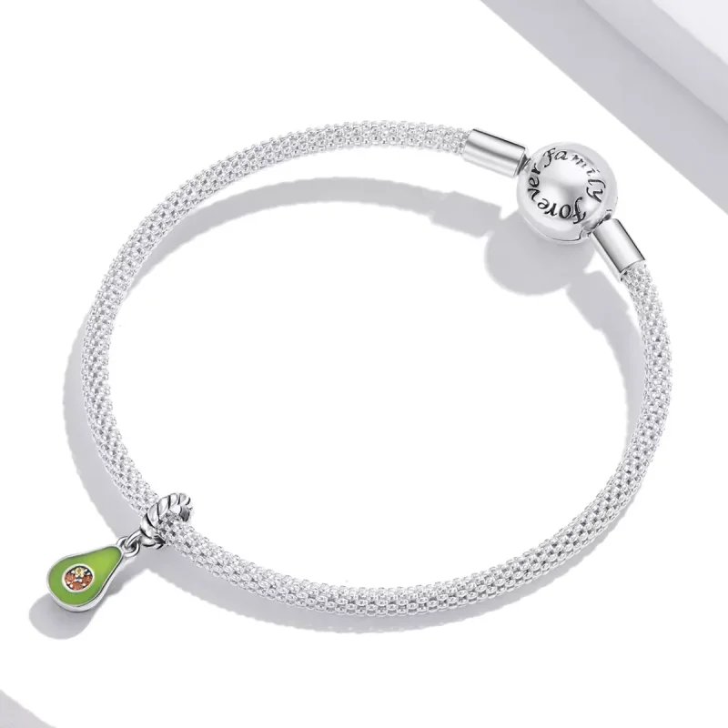 (immagine per) Charm Pendente tipo Pandora Avocado - BSC472 - Visualizza 3