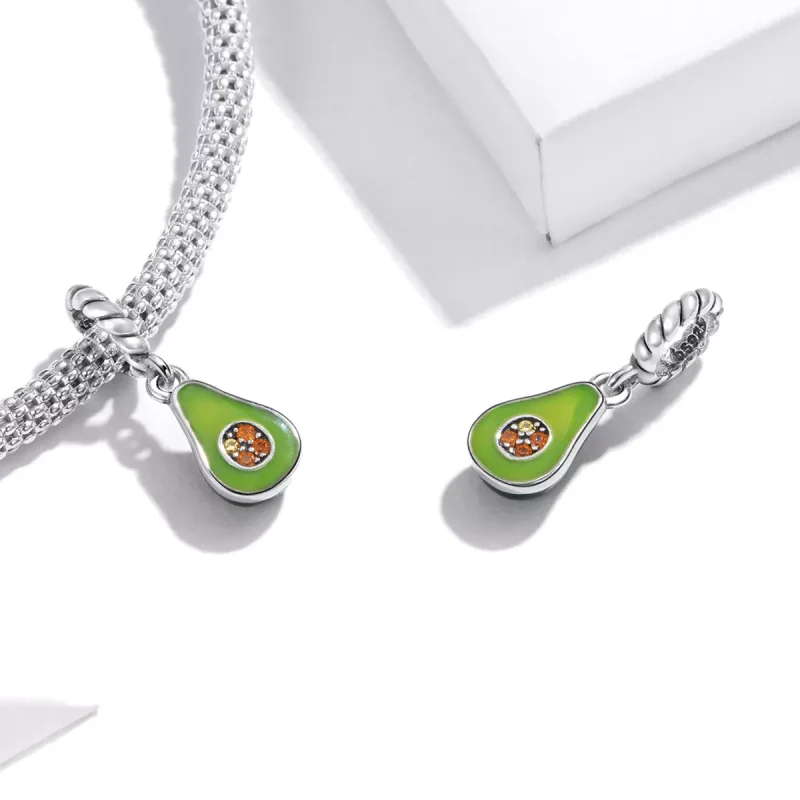 (immagine per) Charm Pendente tipo Pandora Avocado - BSC472 - Visualizza 4