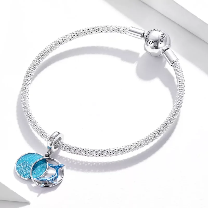 (immagine per) Charm Pendente tipo Pandora Balena subacquea - BSC434 - Visualizza 3