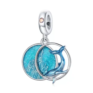 (immagine per) Charm Pendente tipo Pandora Balena subacquea - BSC434