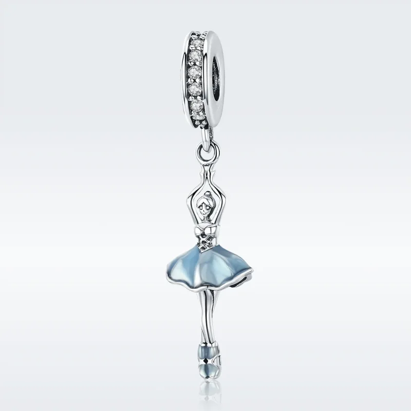 (immagine per) Charm Pendente tipo Pandora Ballerina - SCC514 - Visualizza 2