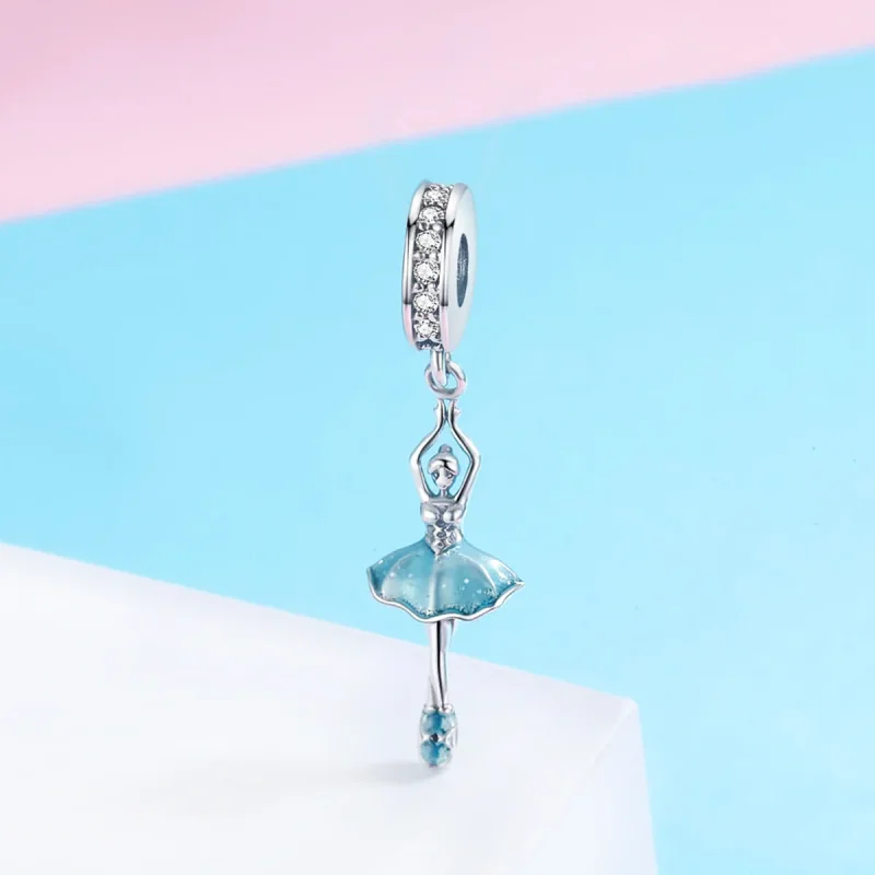 (immagine per) Charm Pendente tipo Pandora Ballerina - SCC514 - Visualizza 3
