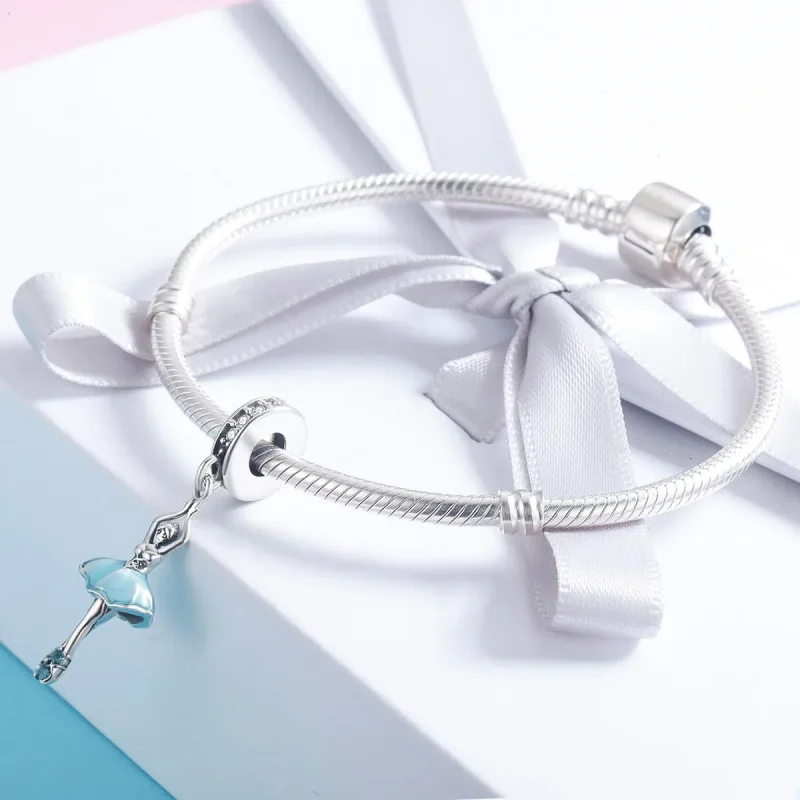 (immagine per) Charm Pendente tipo Pandora Ballerina - SCC514 - Visualizza 4