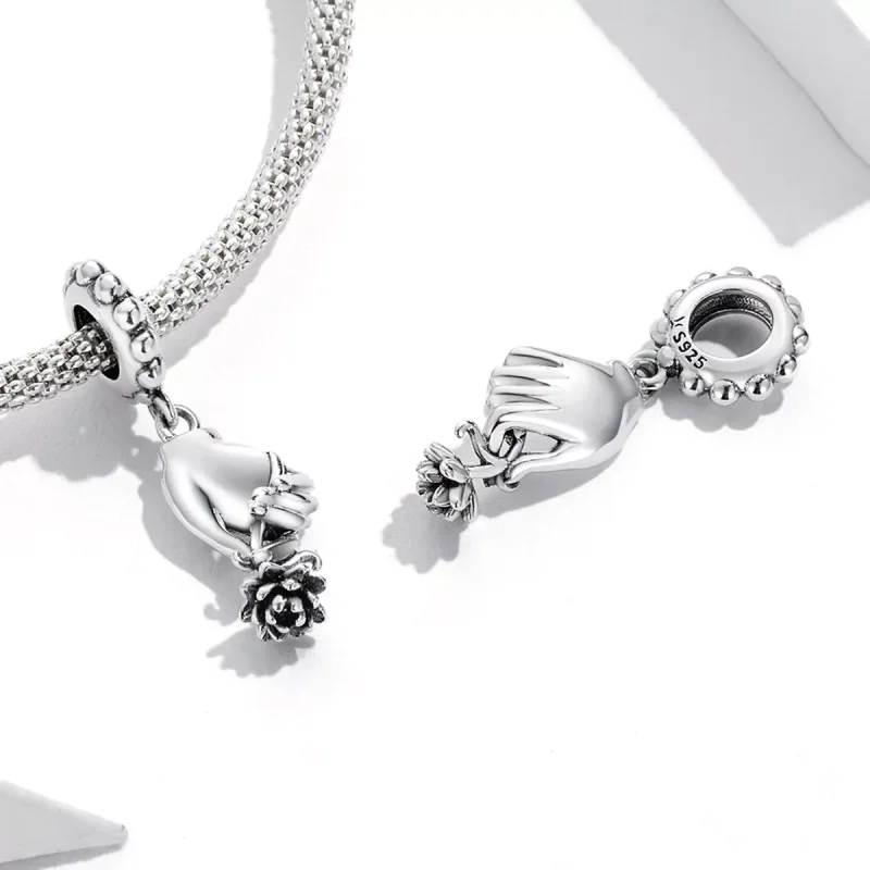 (immagine per) Charm Pendente tipo Pandora Bergamotto Loto - SCC2169 - Visualizza 4
