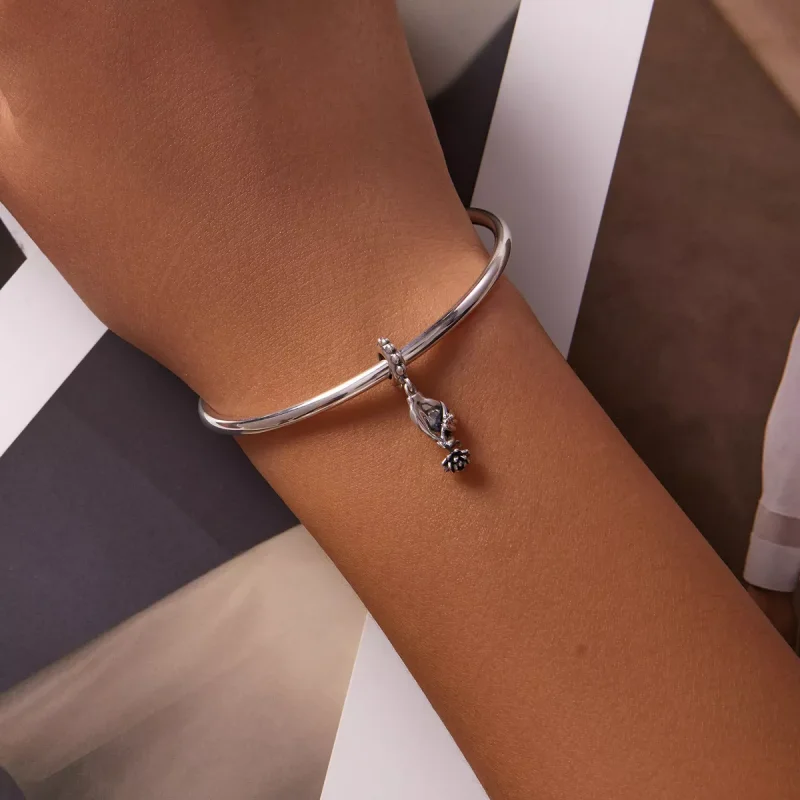 (immagine per) Charm Pendente tipo Pandora Bergamotto Loto - SCC2169 - Visualizza 5