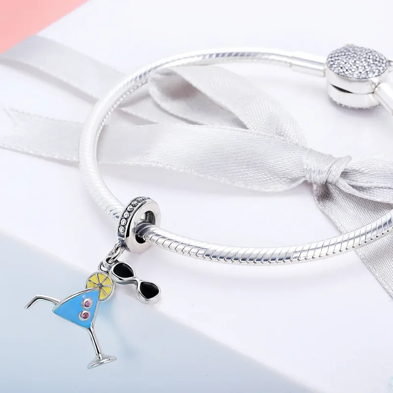 (immagine per) Charm Pendente tipo Pandora Bevande fredde estive - SCC698 - Visualizza 2