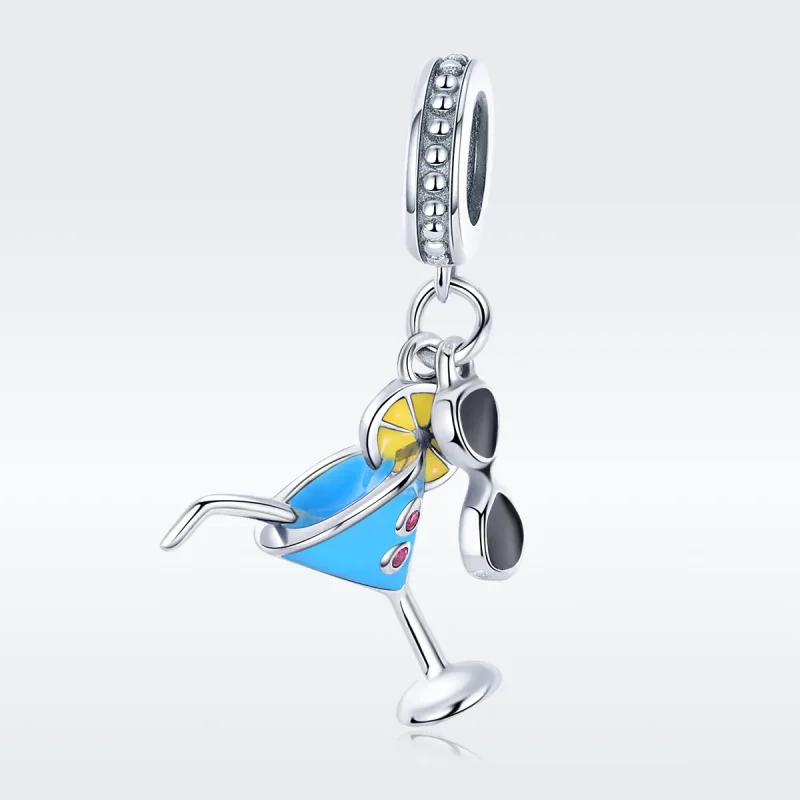(immagine per) Charm Pendente tipo Pandora Bevande fredde estive - SCC698 - Visualizza 3