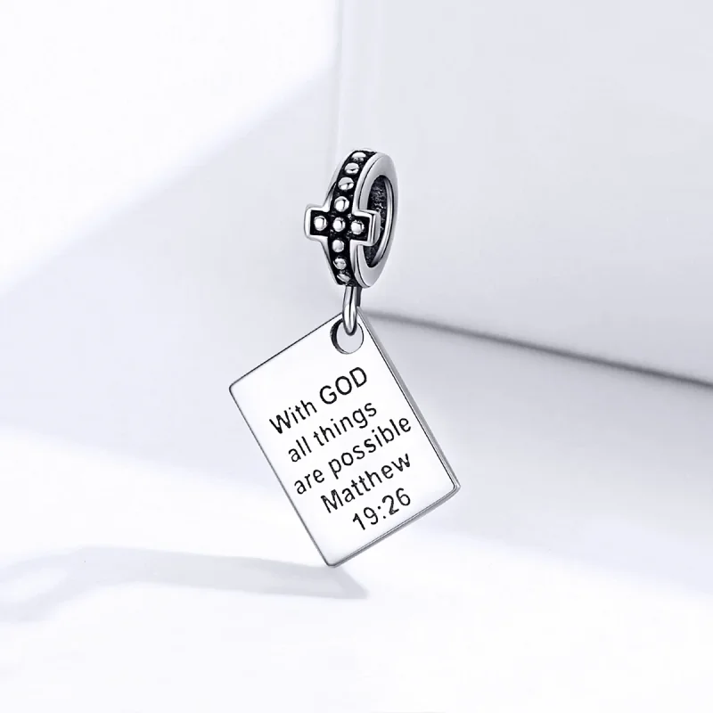 (immagine per) Charm Pendente tipo Pandora Bibbia - SCC1424 - Visualizza 2